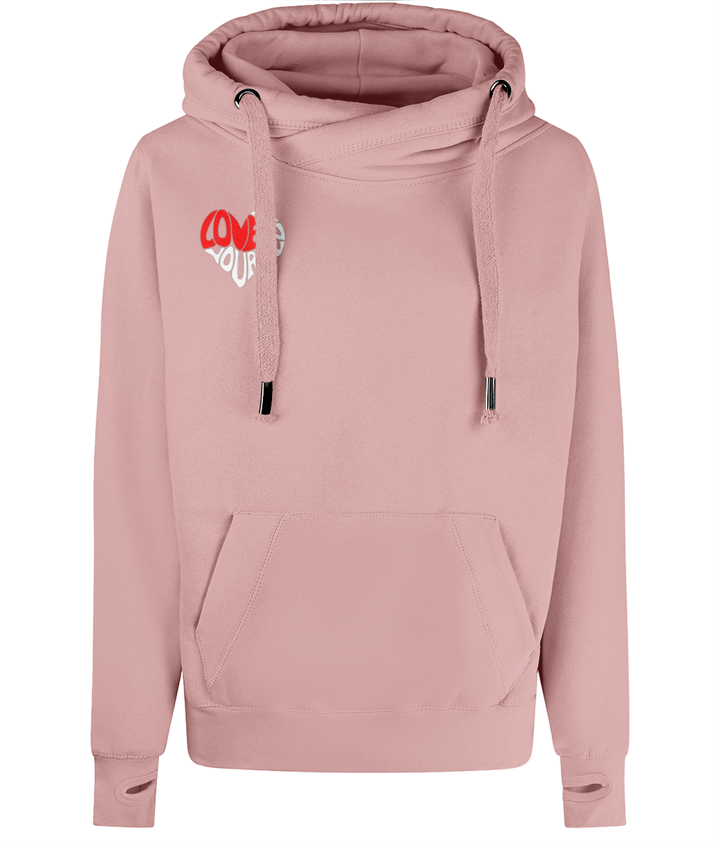 The BSC Adore Cross Neck Hoodie