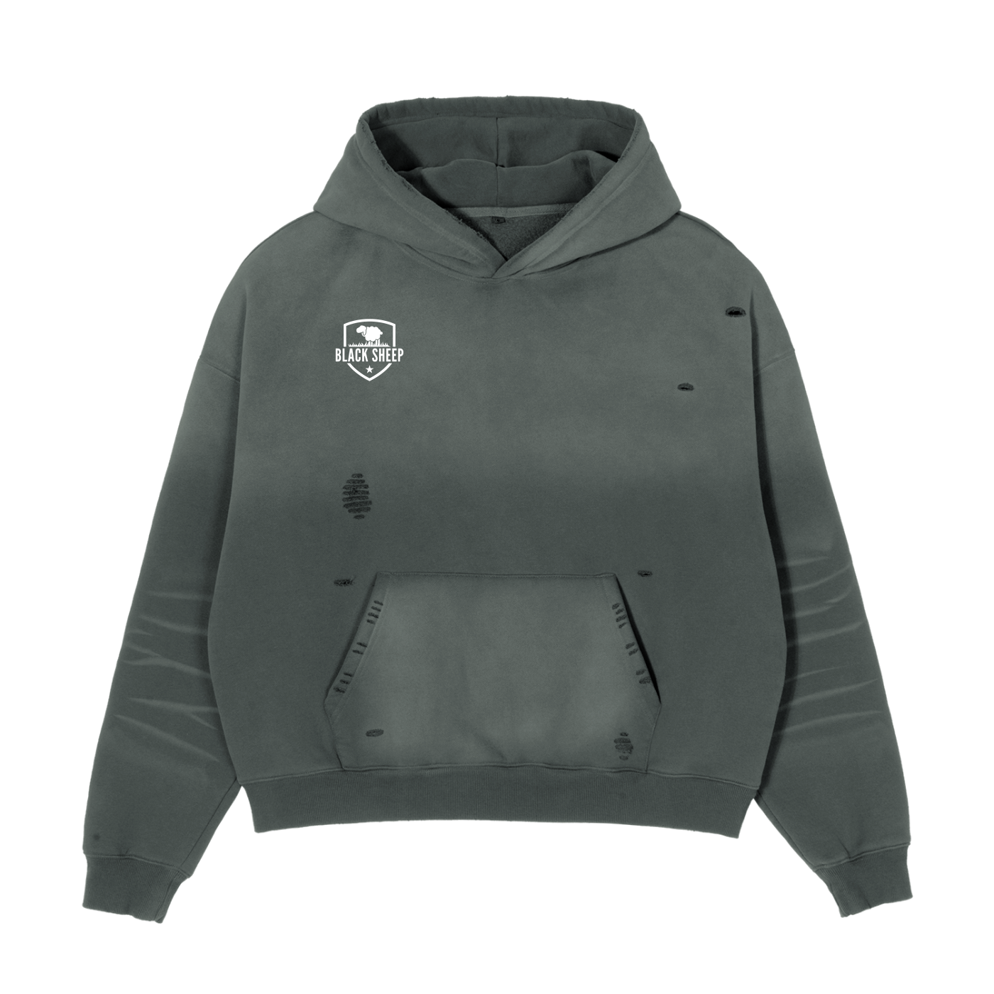 The OG Frayed Sun fade Boxy Hoodie