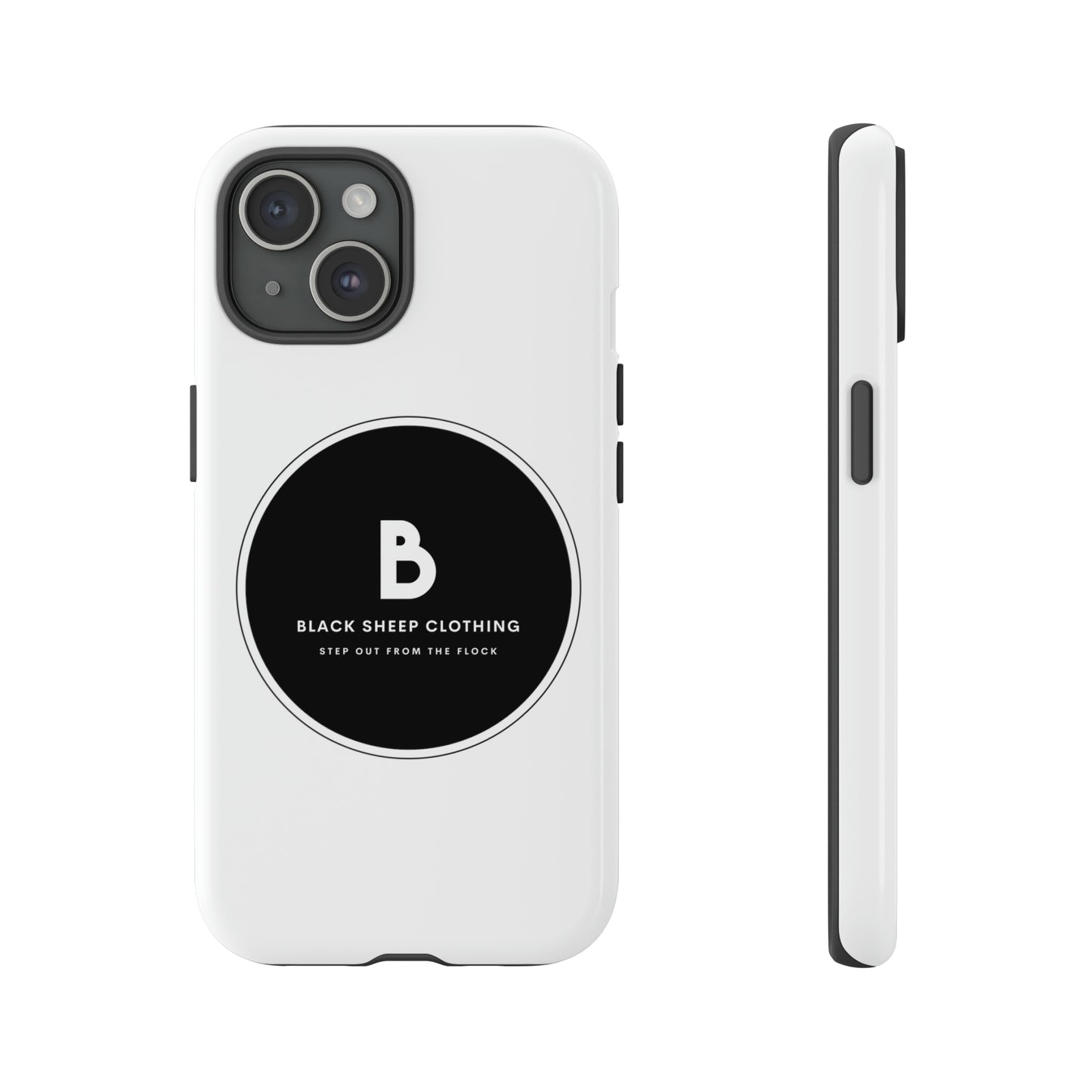 The BSC Black Out Logo Hard Phone case