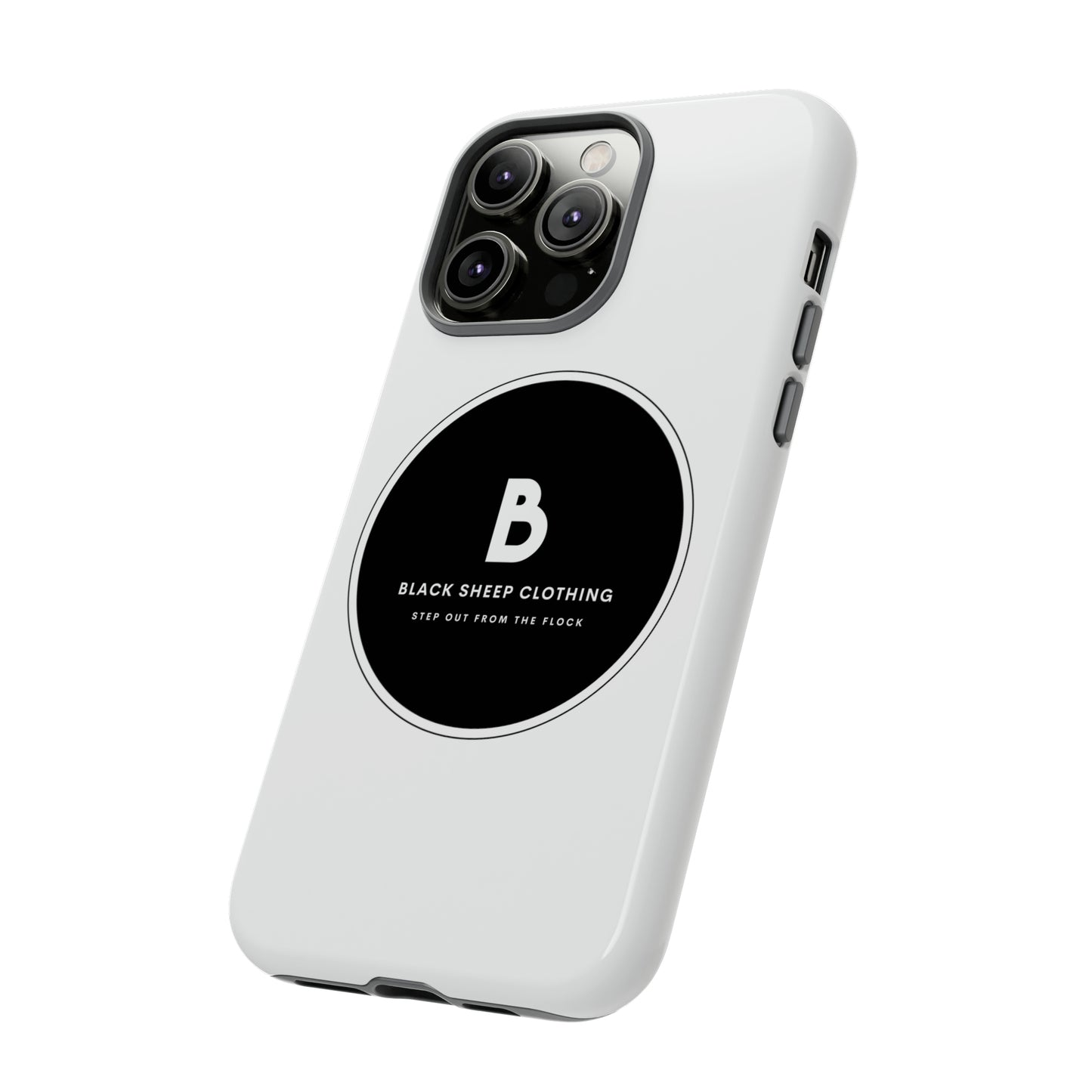 The BSC Black Out Logo Hard Phone case