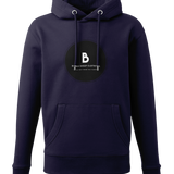 The Black out Logo Hoodie Black