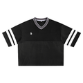 The Signature Taped Mesh Boxy T-Shirt in Black