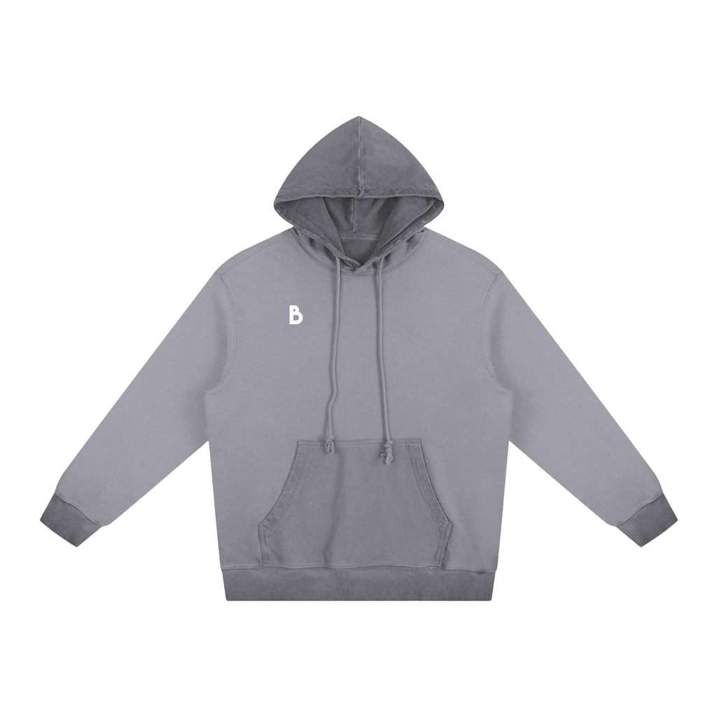 The Signature Ombre Stone Washed Colour pointed Hoodie