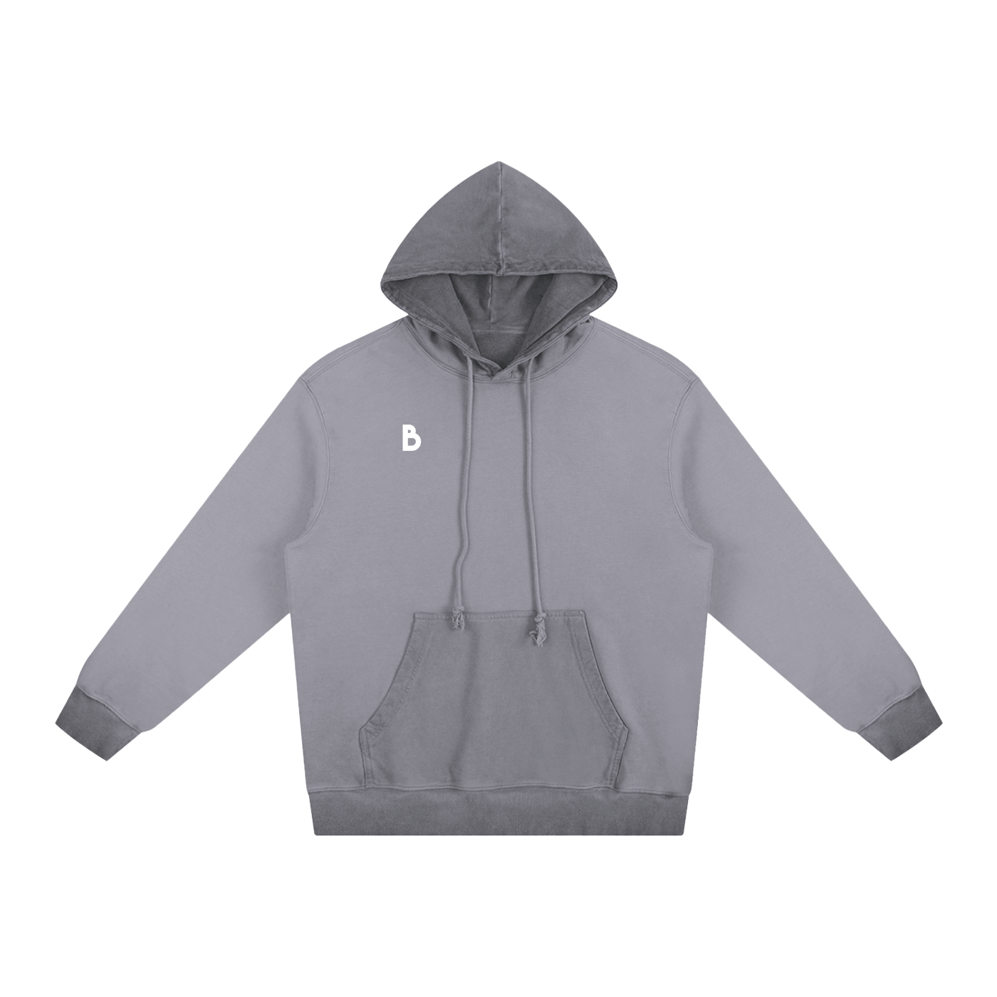 The Signature Ombre Stone Washed Colour pointed Hoodie