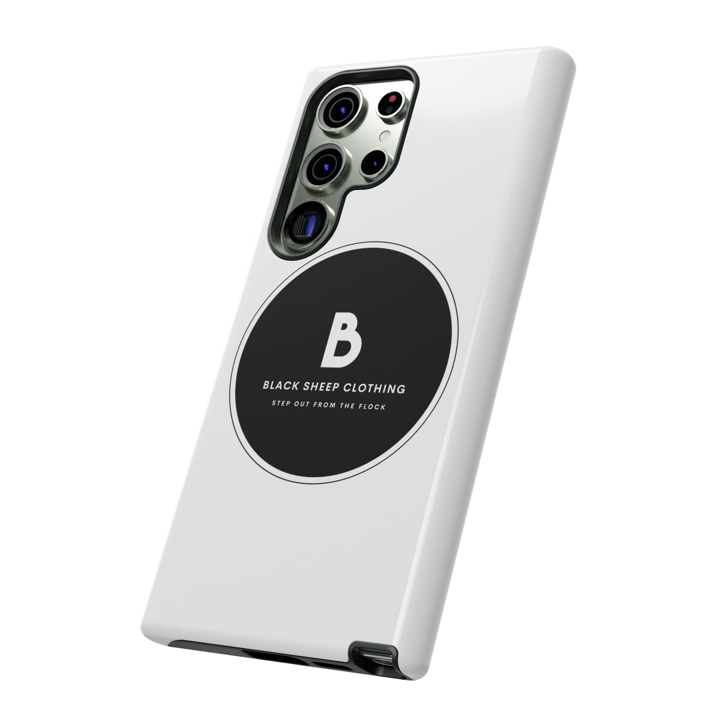 The BSC Black Out Logo Hard Phone case