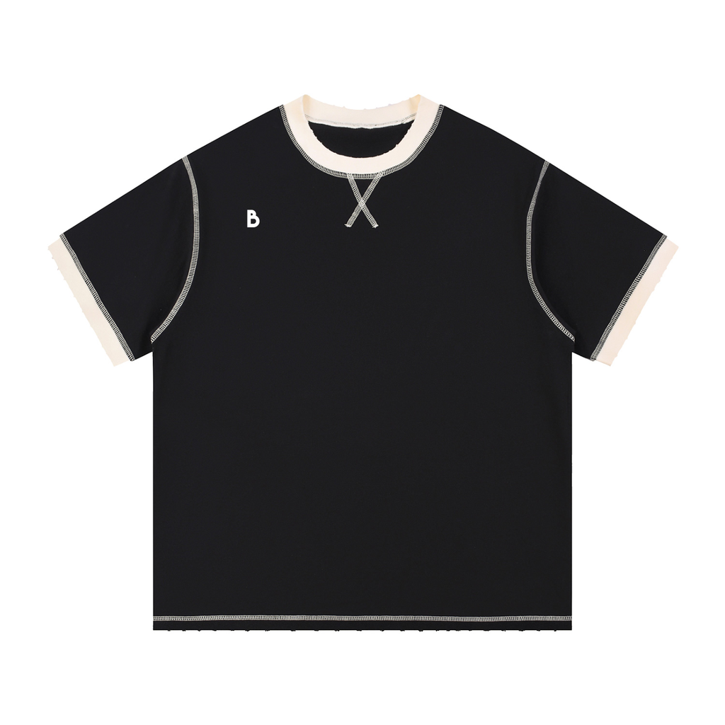 The Essential Contrast-Stitched Cotton T-Shirt