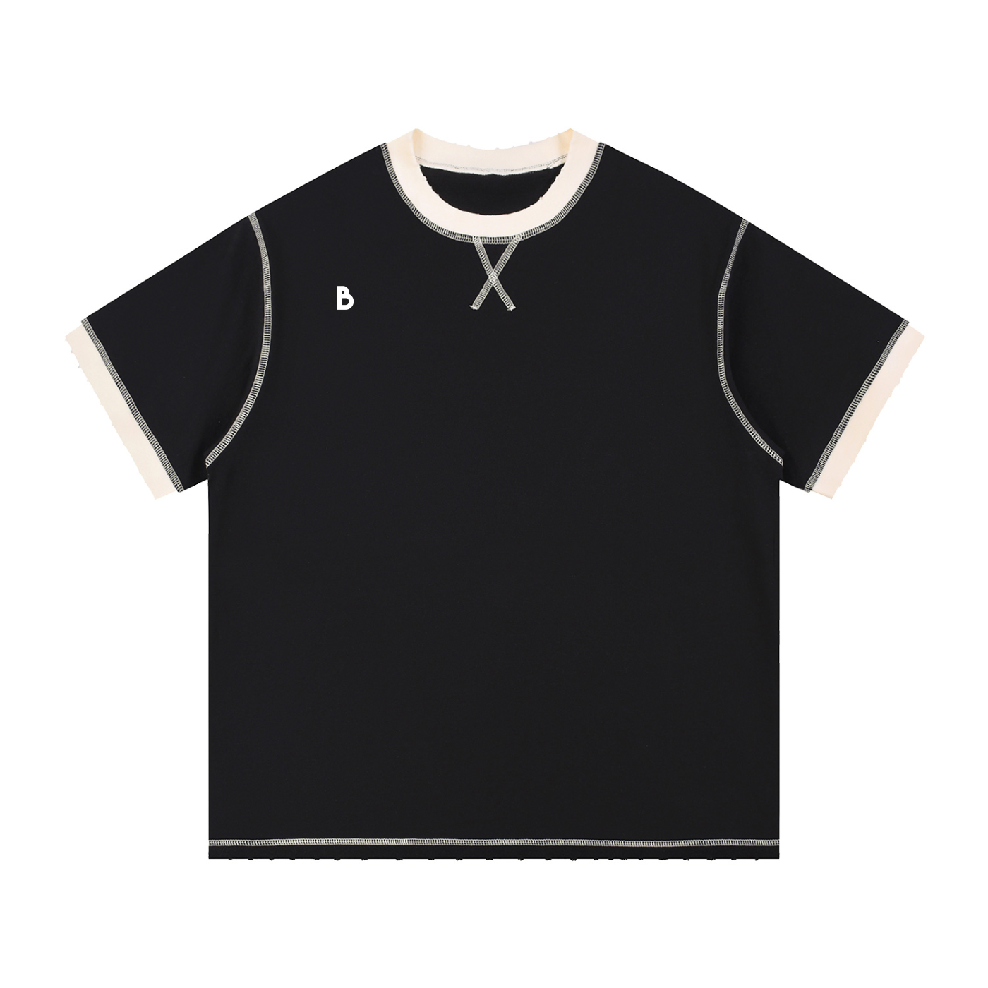 The Essential Contrast-Stitched Cotton T-Shirt