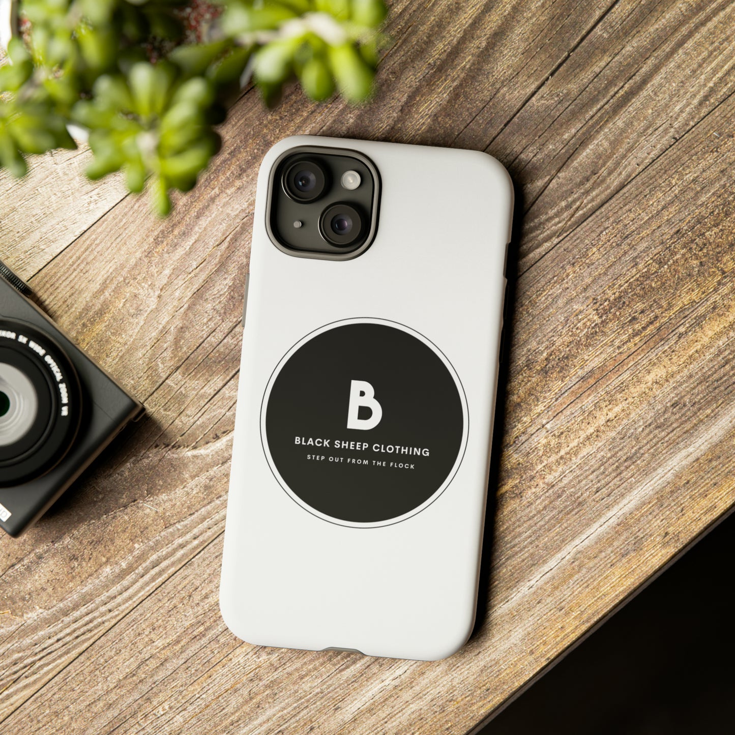 The BSC Black Out Logo Hard Phone case