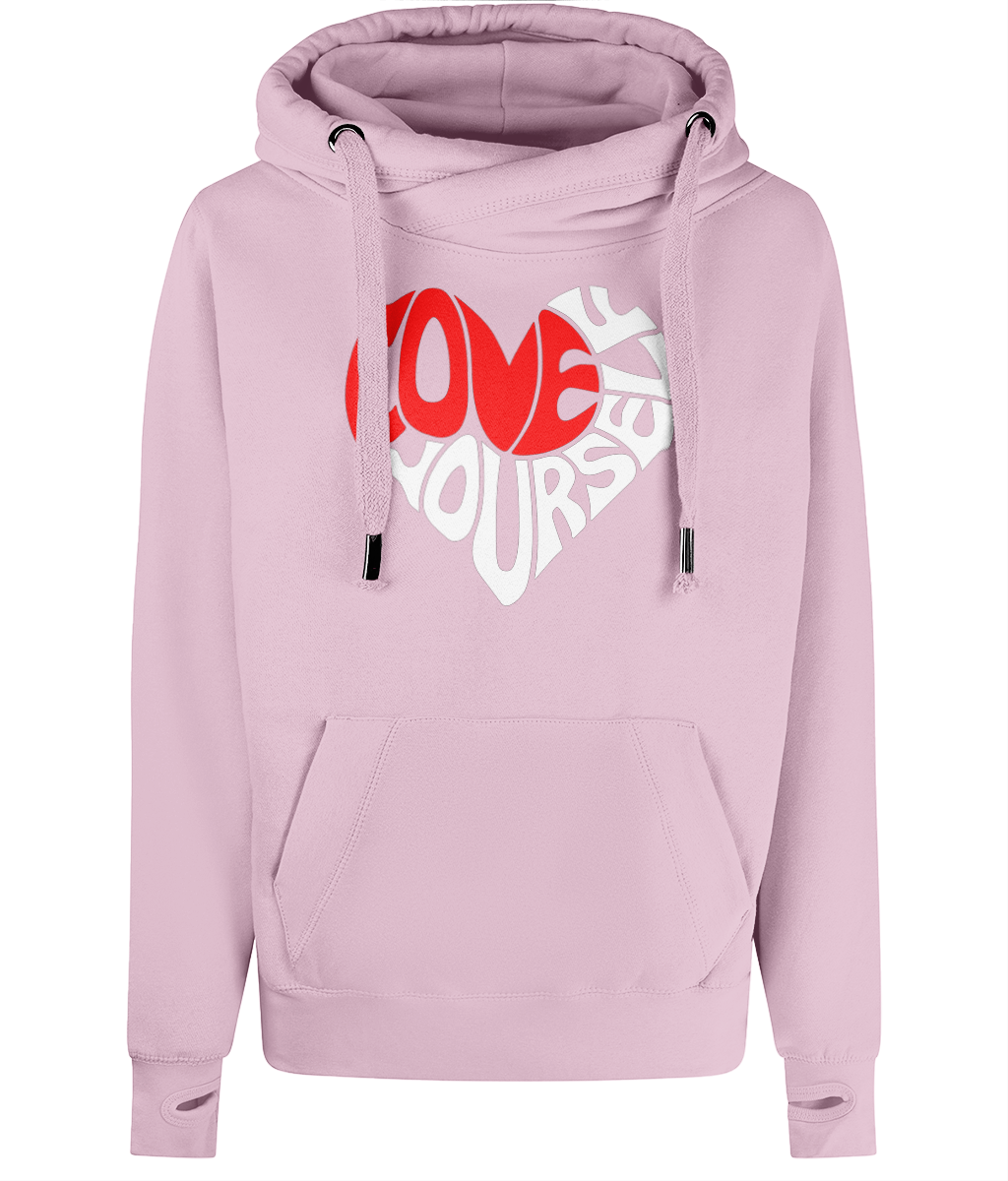 The BSC Adore Cross Neck Hoodie