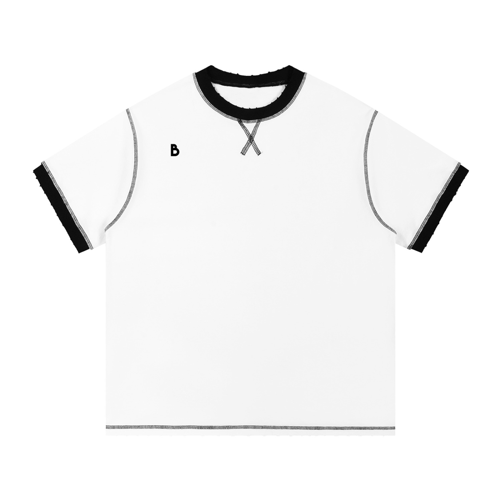 The Essential Contrast-Stitched Cotton T-Shirt