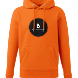 The Black out Logo Hoodie Black