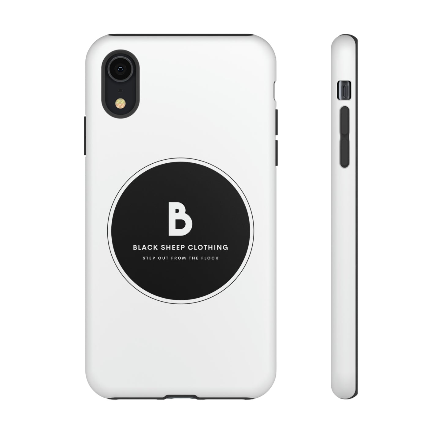 The BSC Black Out Logo Hard Phone case