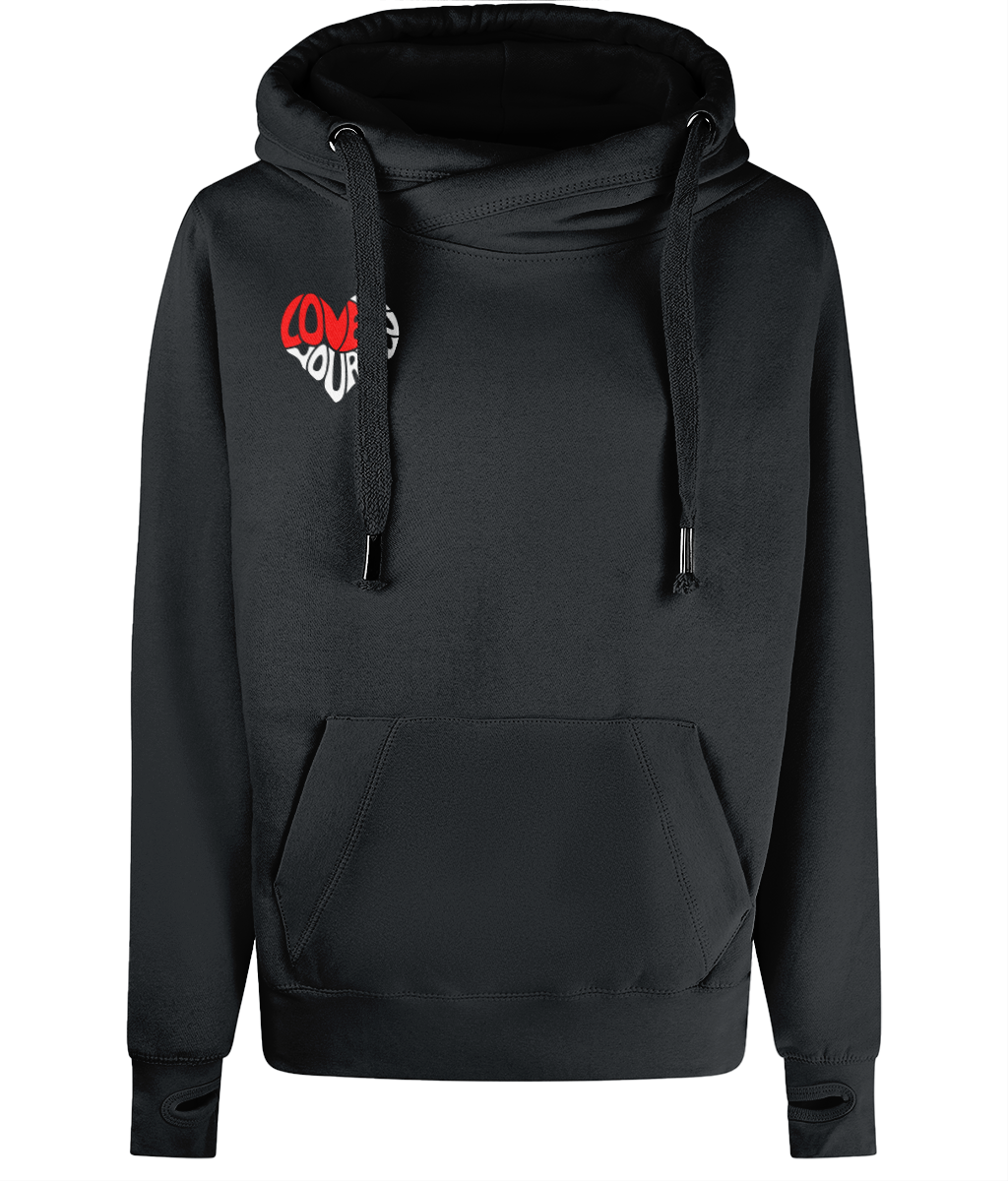 The BSC Adore Cross Neck Hoodie