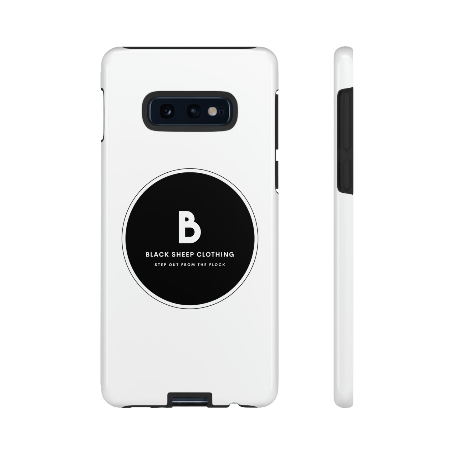 The BSC Black Out Logo Hard Phone case