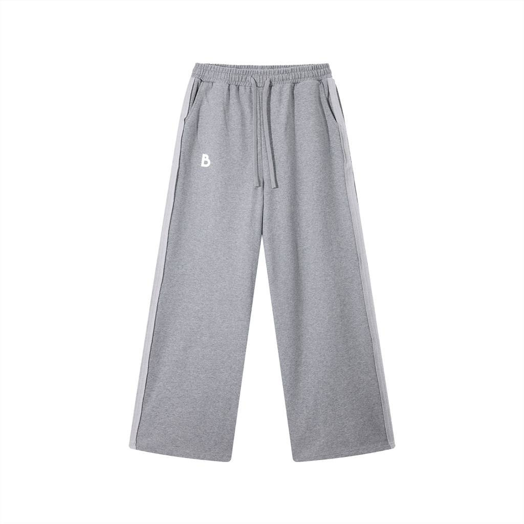 The Essential Contrast Tape Straight-Leg Sweatpants