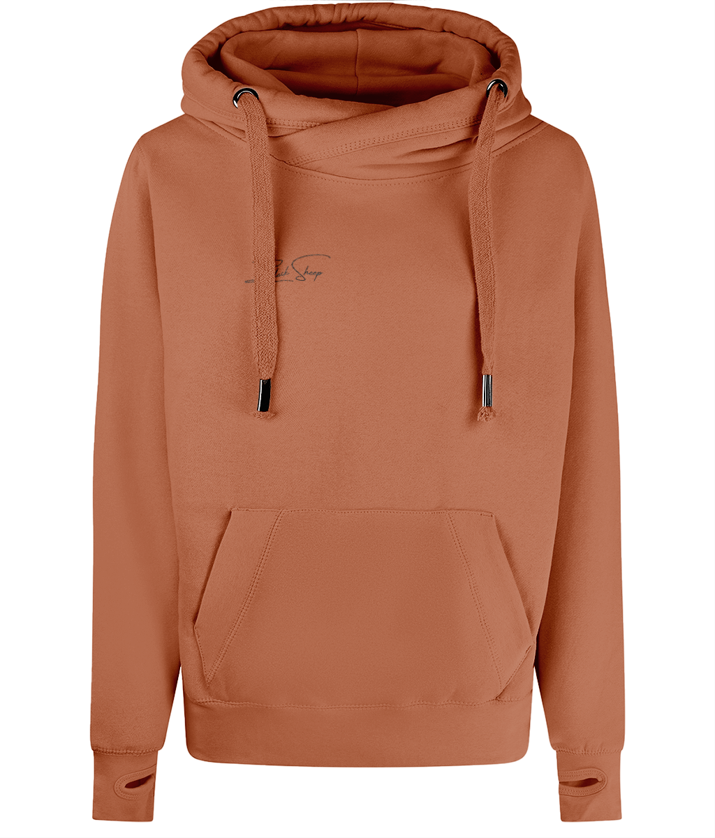 The BSC Signature embroidered Cross neck Hoodie