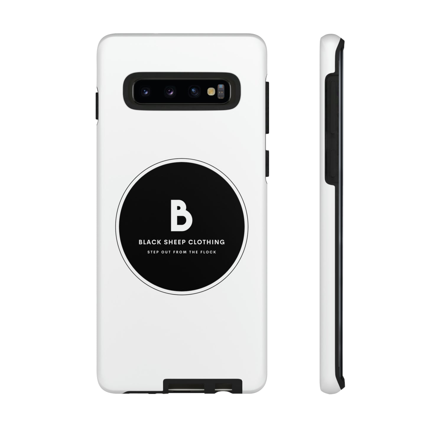 The BSC Black Out Logo Hard Phone case