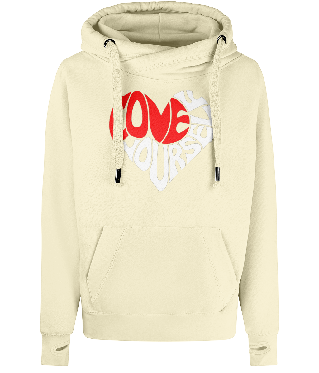 The BSC Adore Cross Neck Hoodie