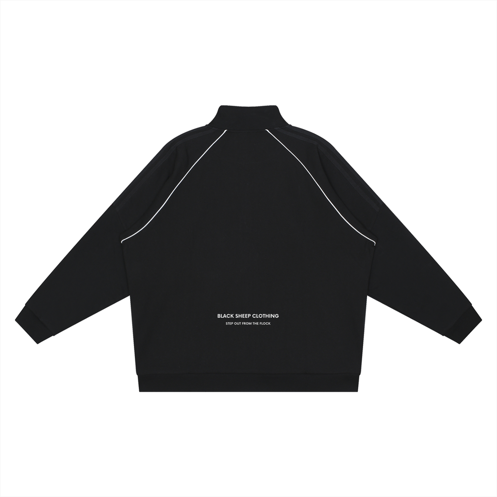 The Signature Reflection Striped Raglan Sleeve  Jacket