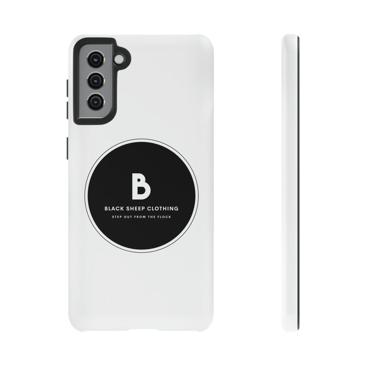 The BSC Black Out Logo Hard Phone case