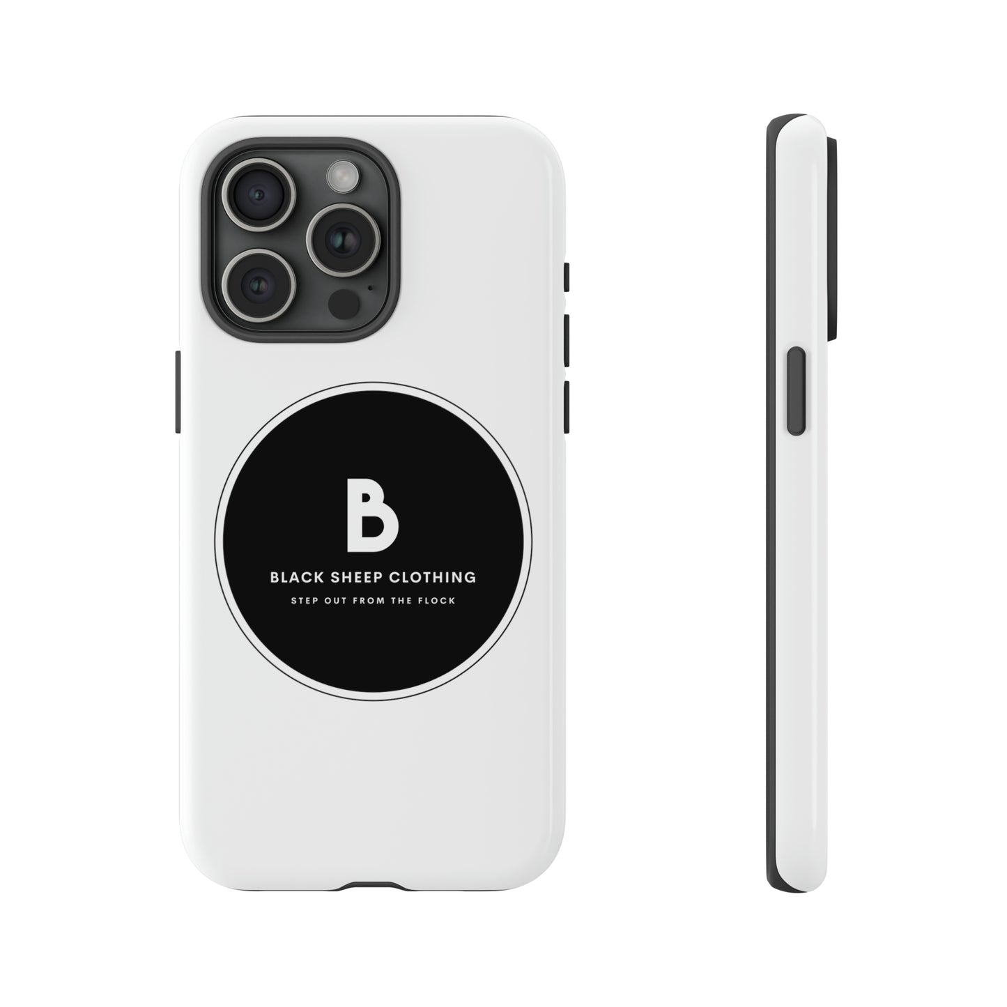 The BSC Black Out Logo Hard Phone case