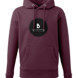 The Black out Logo Hoodie Black