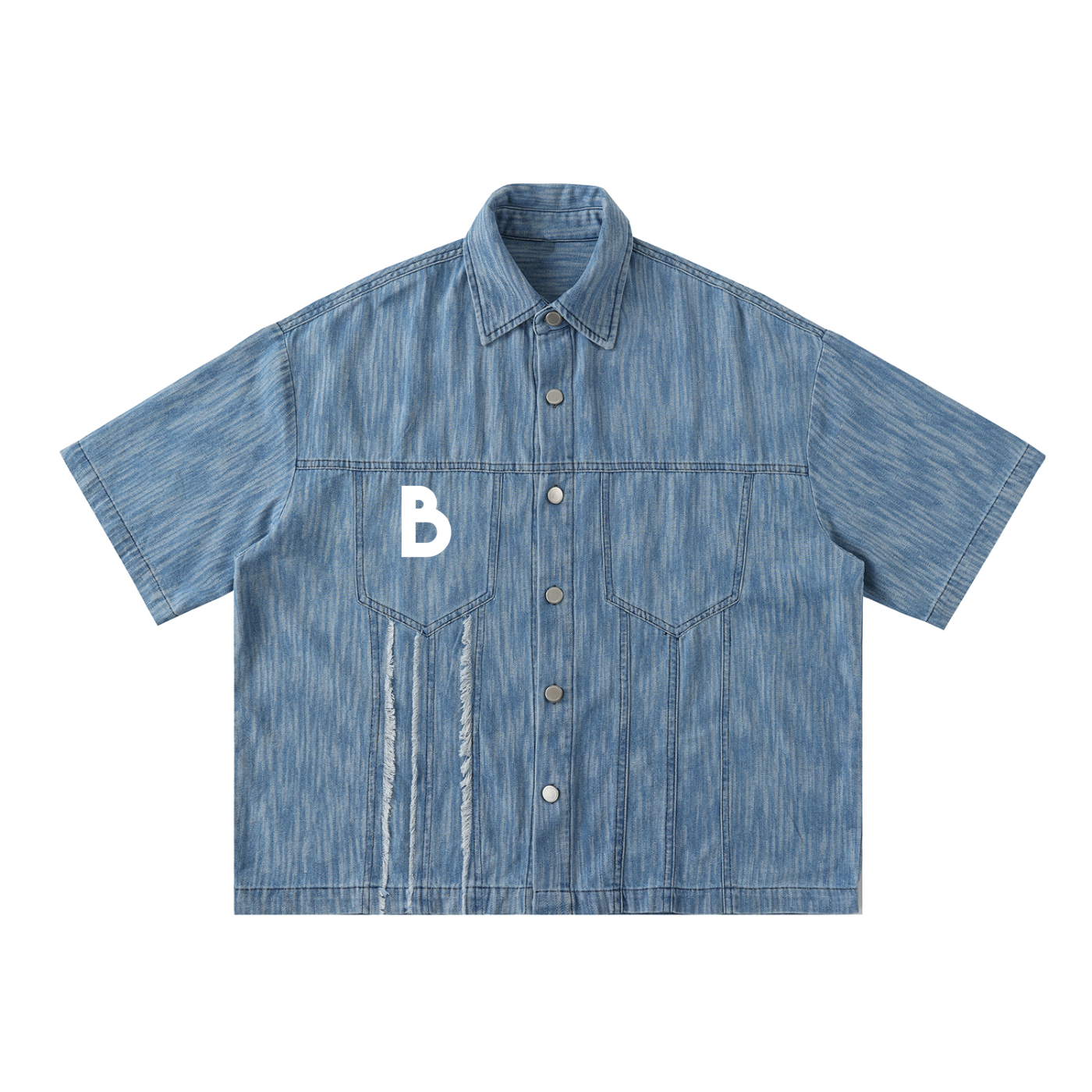 The Signature Distressed Wash Short-Sleeve Shirt