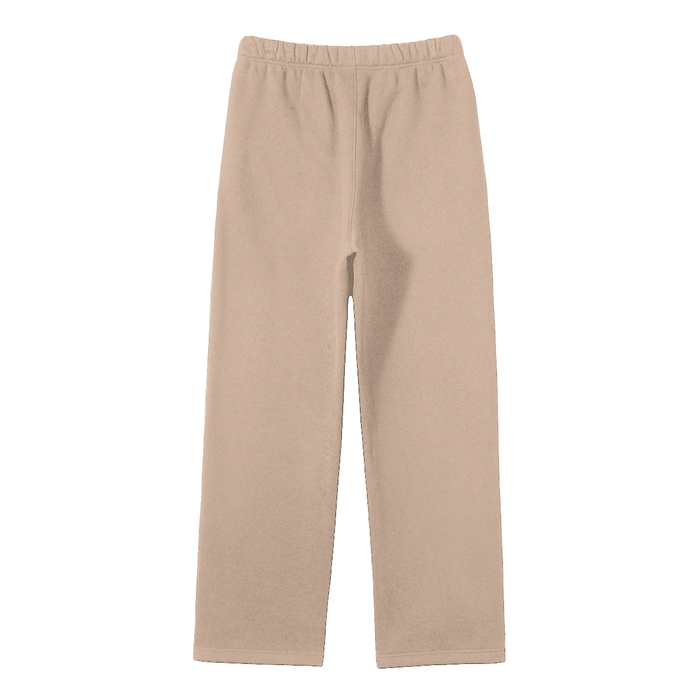 The Signature Fleece Straight Leg Pants in Grey Apricot