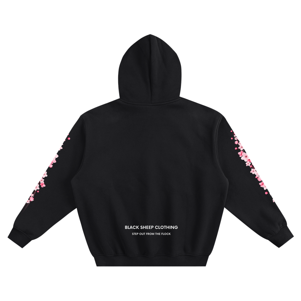 The Sakura Fleeced Boxy Hoodie