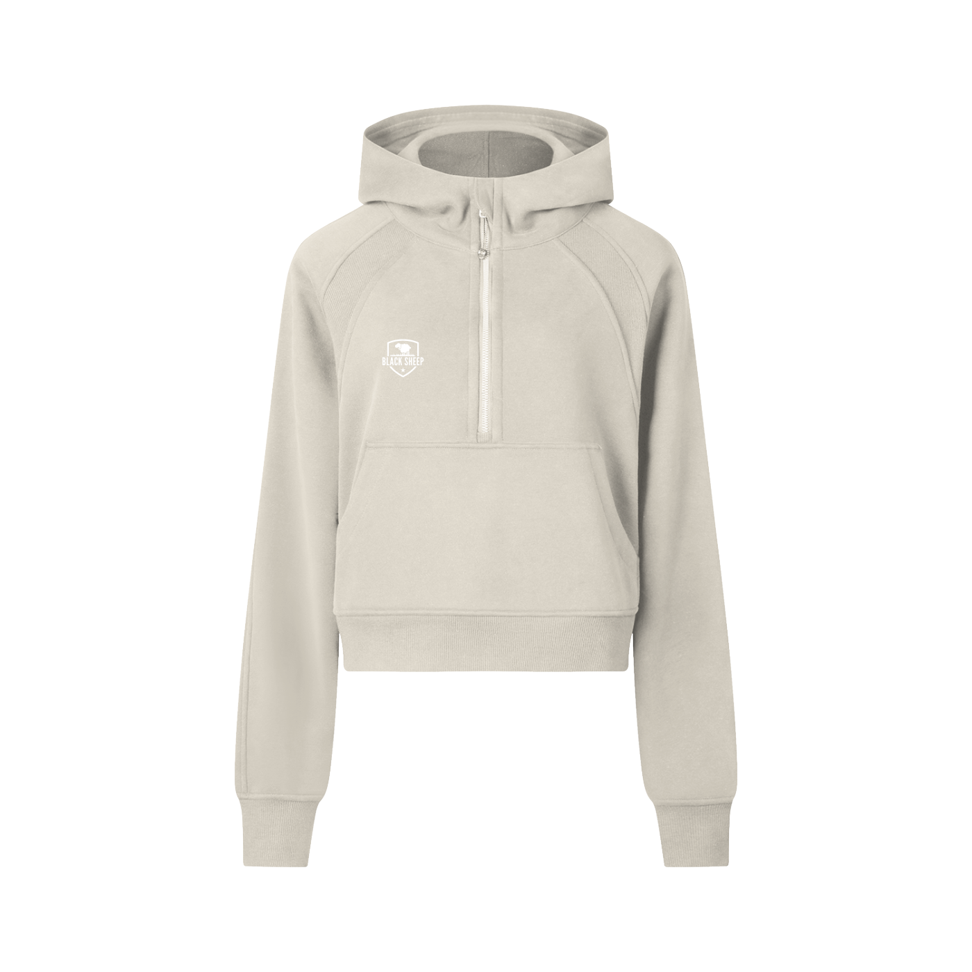 The OG Women's Cropped Half-Zip Hoodie