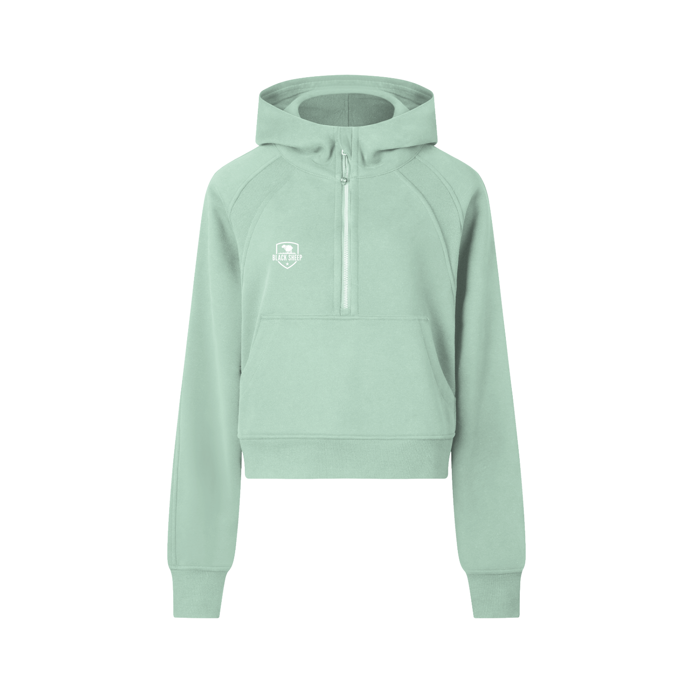 The OG Women's Cropped Half-Zip Hoodie