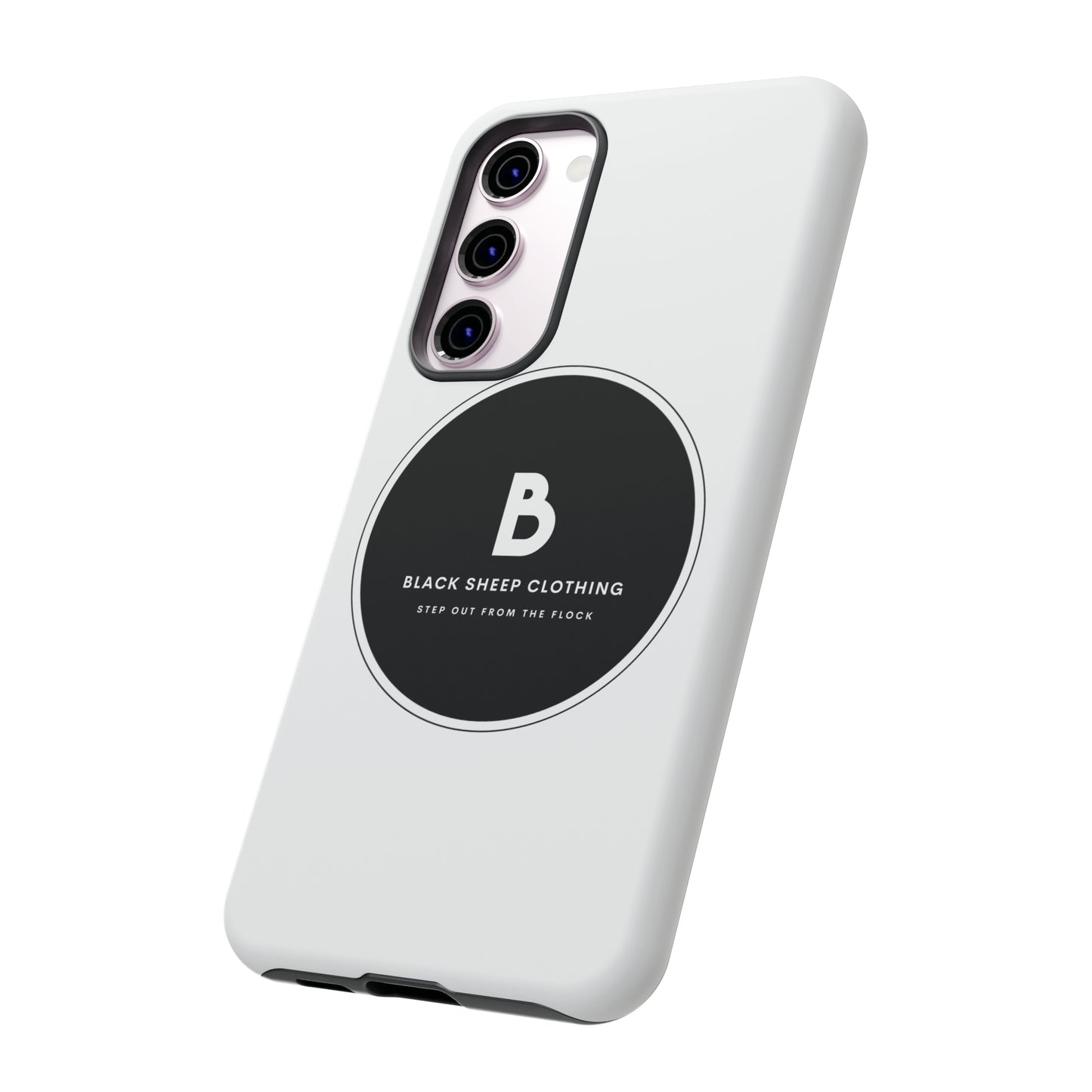 The BSC Black Out Logo Hard Phone case