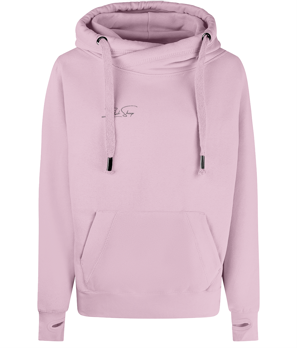 The BSC Signature embroidered Cross neck Hoodie