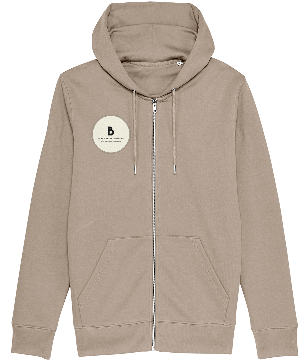 The Original Cream Logo Iconic Zip-Thru Hoodie Sweatshirt