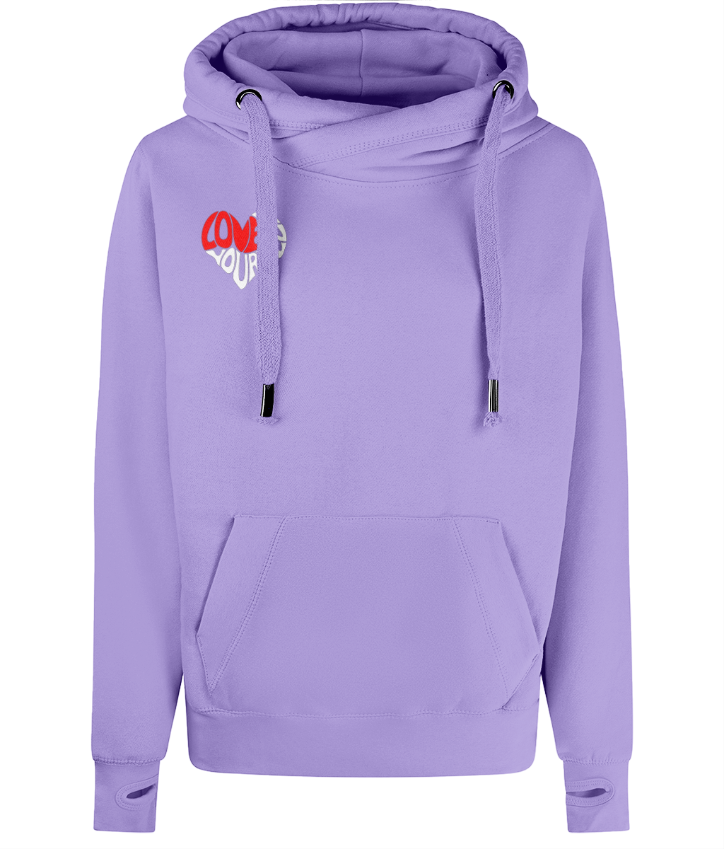 The BSC Adore Cross Neck Hoodie