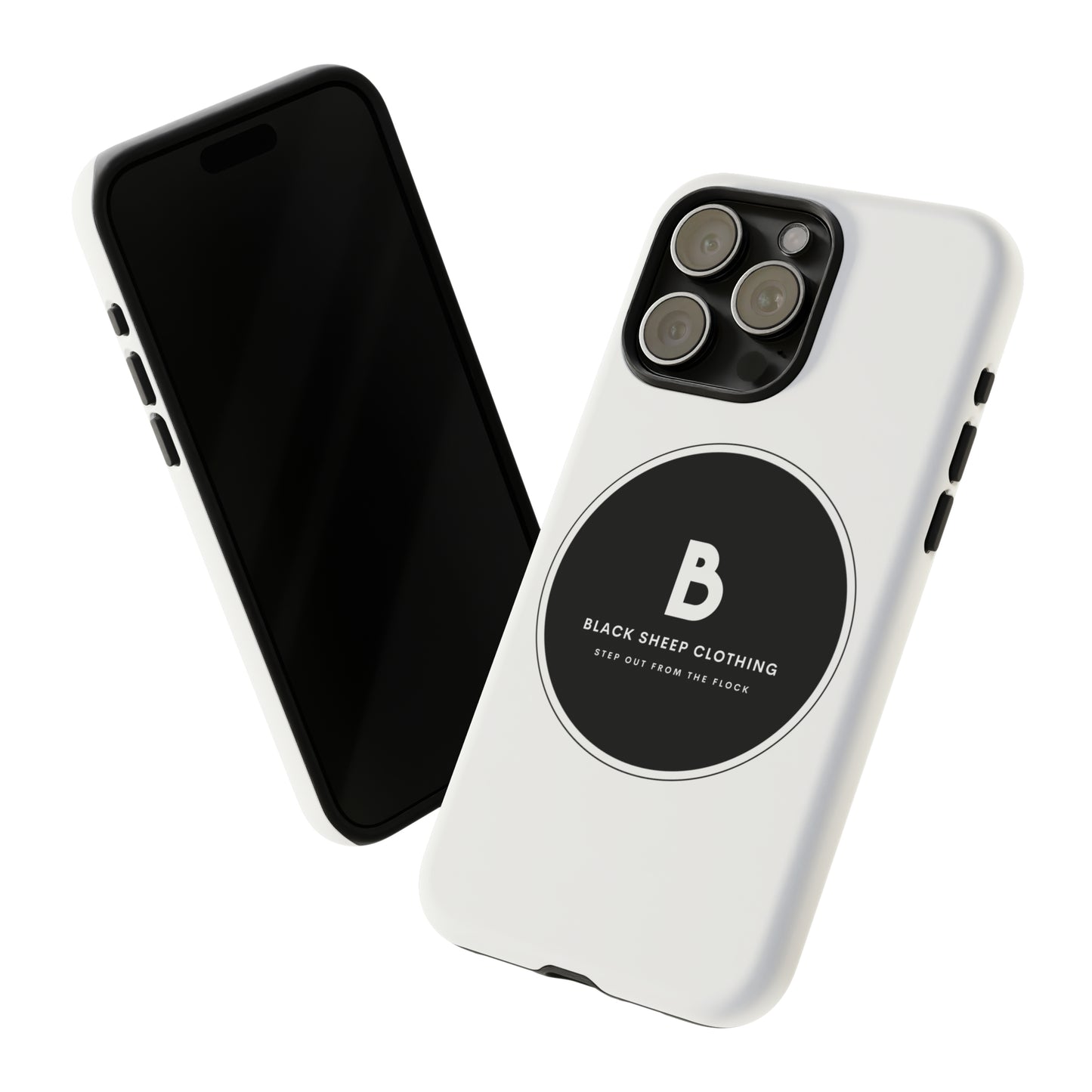 The BSC Black Out Logo Hard Phone case