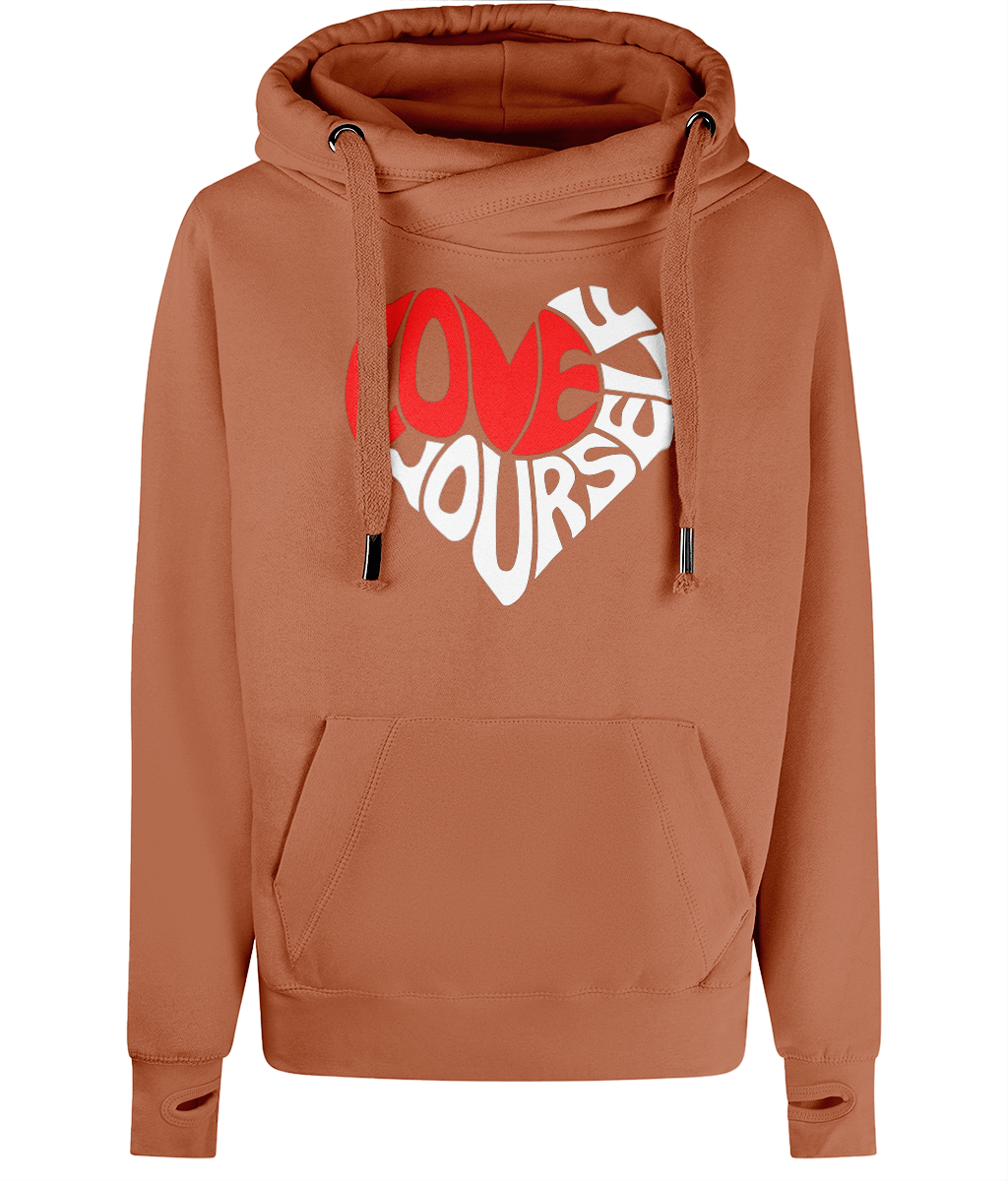 The BSC Adore Cross Neck Hoodie