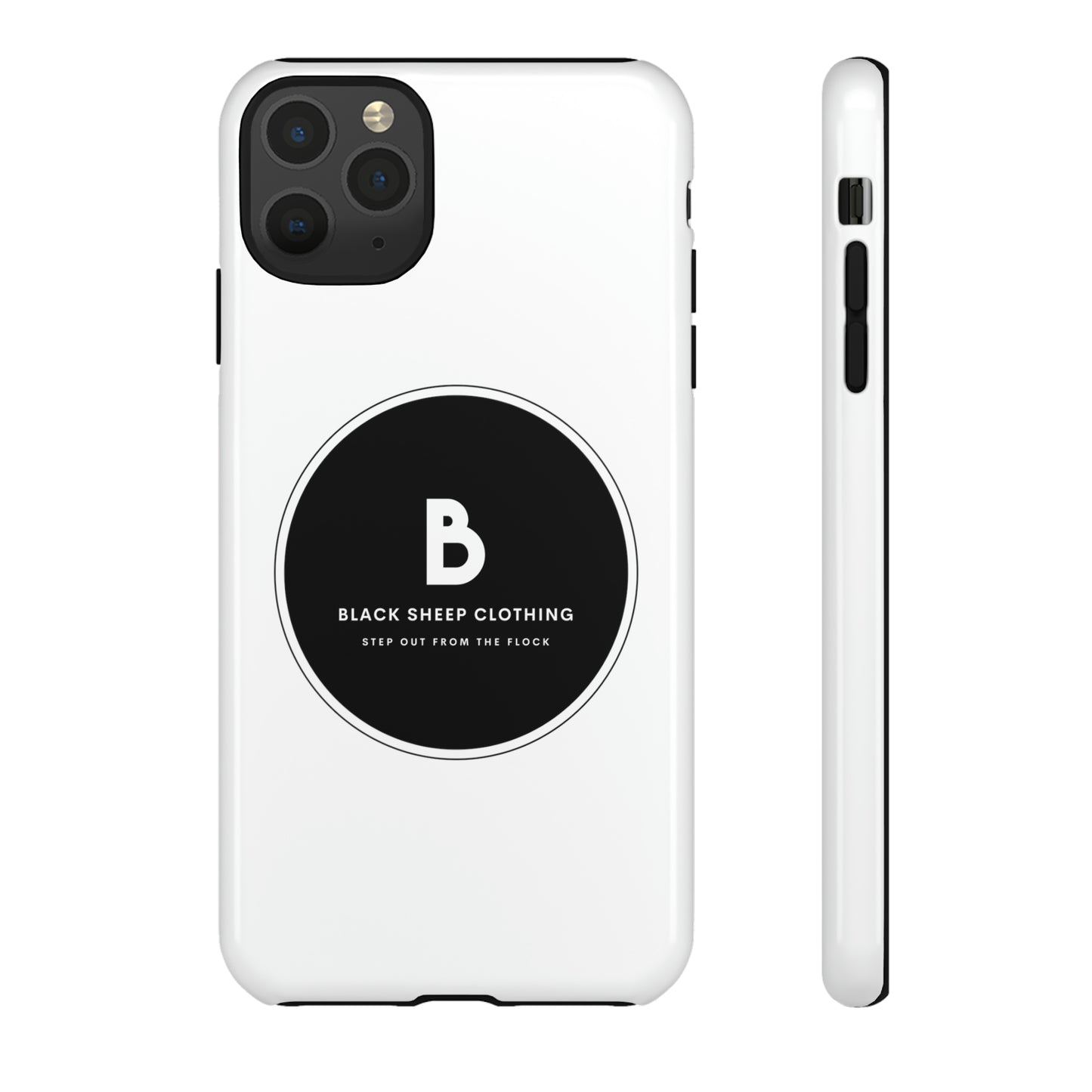 The BSC Black Out Logo Hard Phone case