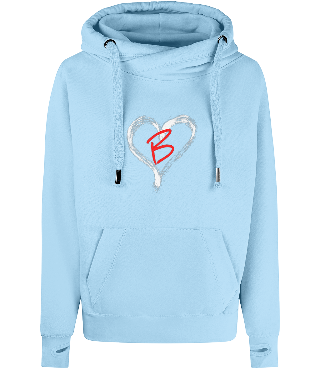 The LOVE Cross Neck Hoodie