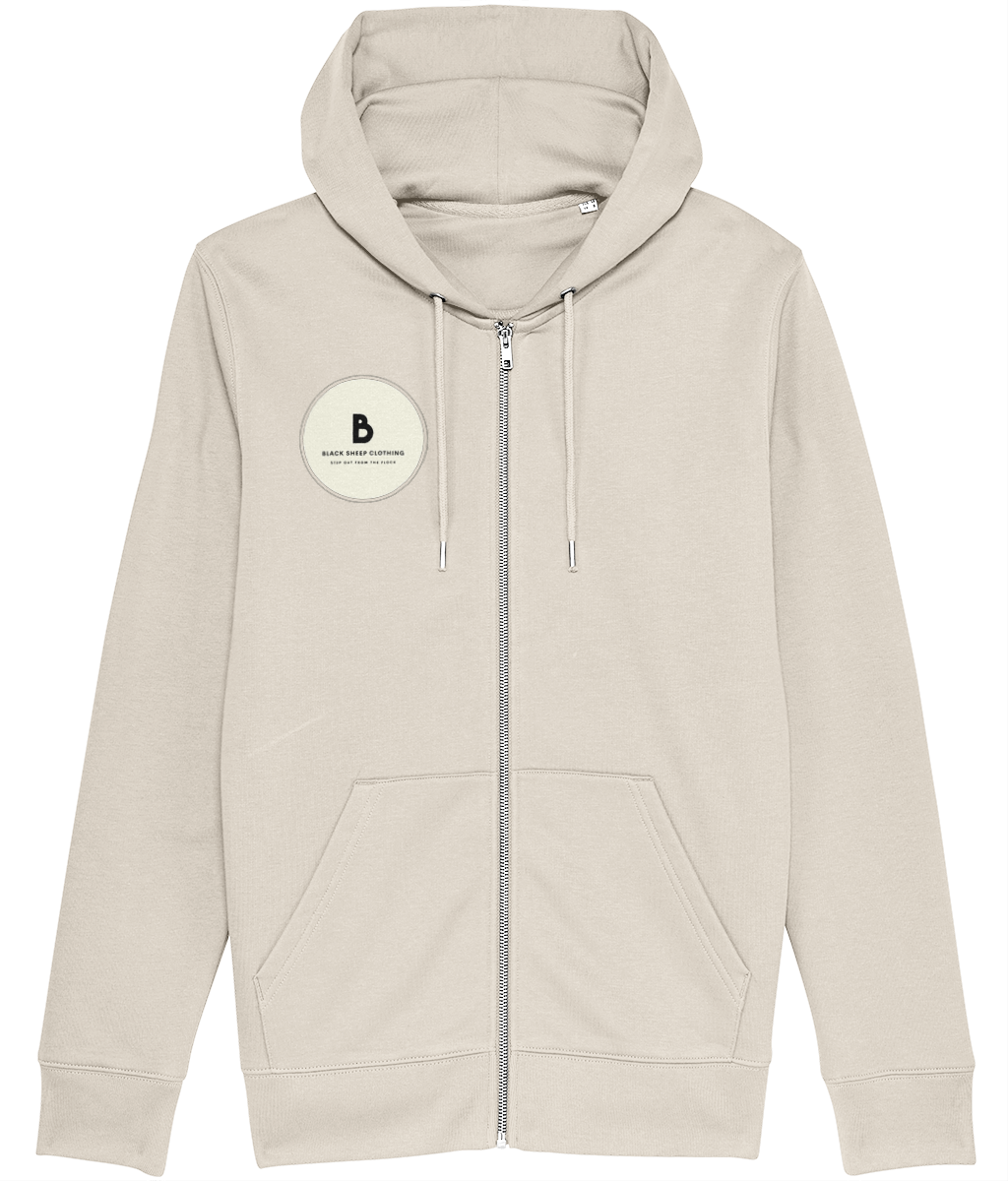 The Original Cream Logo Iconic Zip-Thru Hoodie Sweatshirt