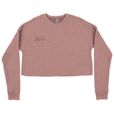 The BSC Signature Embroidered ladies Cropped Sweatshirt