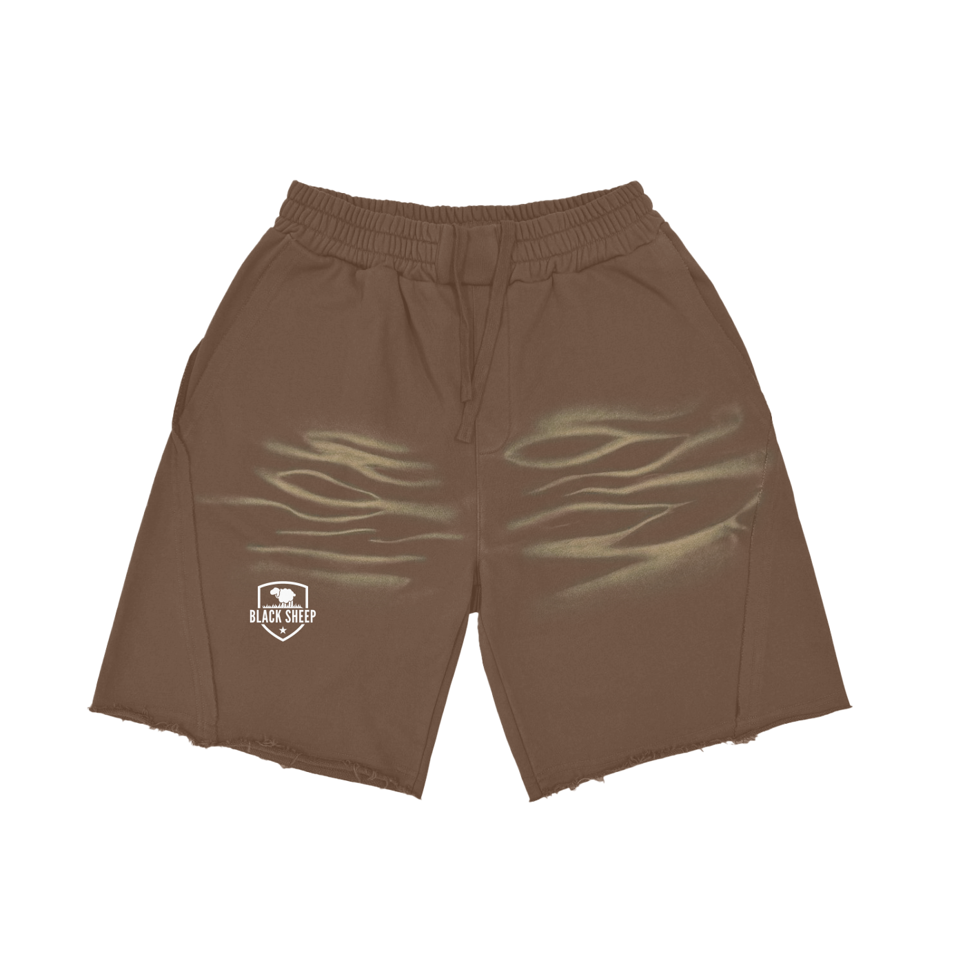 The OG Heavyweight  Vintage Washed  Tiger Stripes Short Pants - 360 GSM