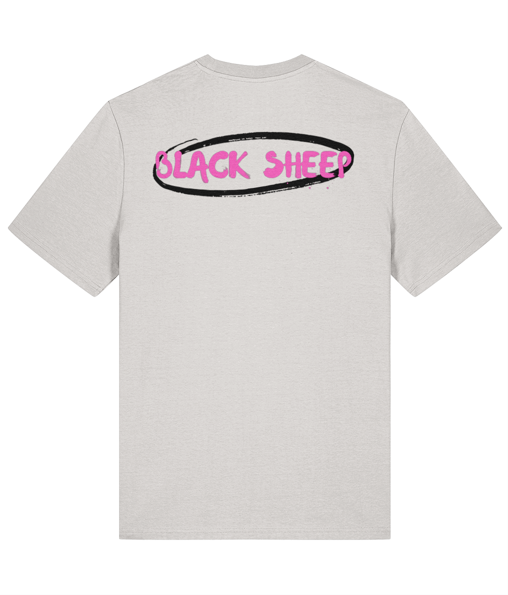 The BSC Pink Waterfall logo Tee (Back Print)