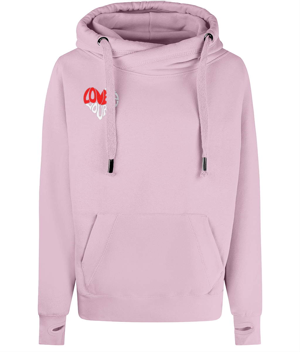 The BSC Adore Cross Neck Hoodie