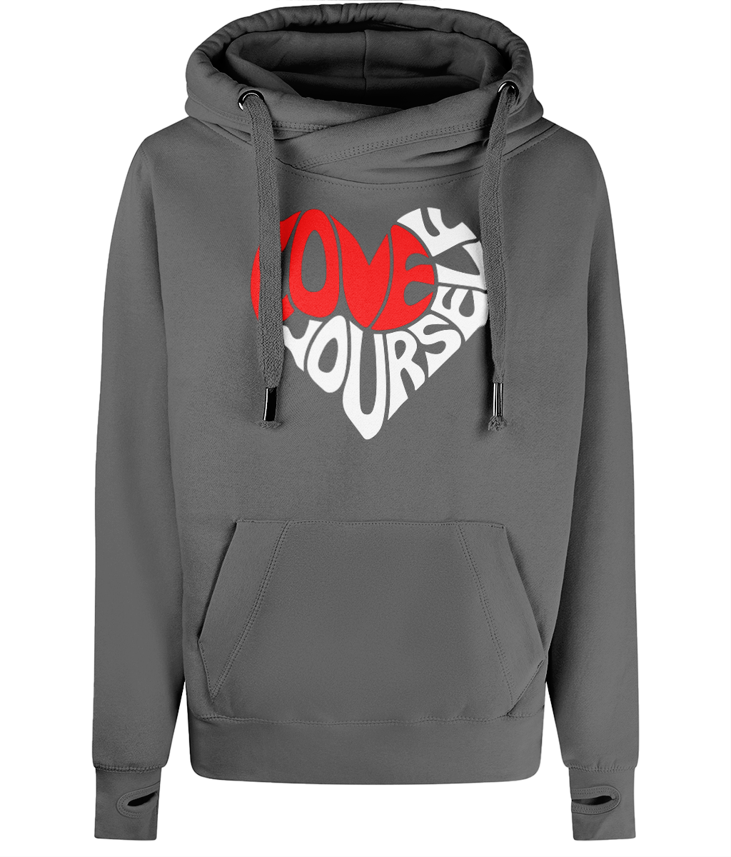 The BSC Adore Cross Neck Hoodie