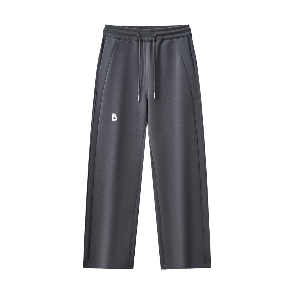 The Women's Signature Drawstring Straight-Leg Sweatpants in Grey