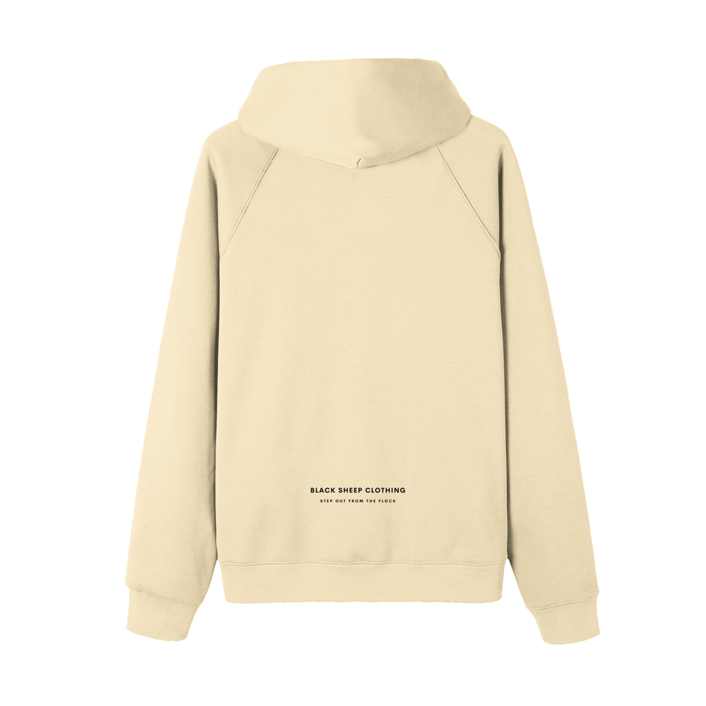 The Signature Raglan Sleeve Fleece Hoodie in Apricot