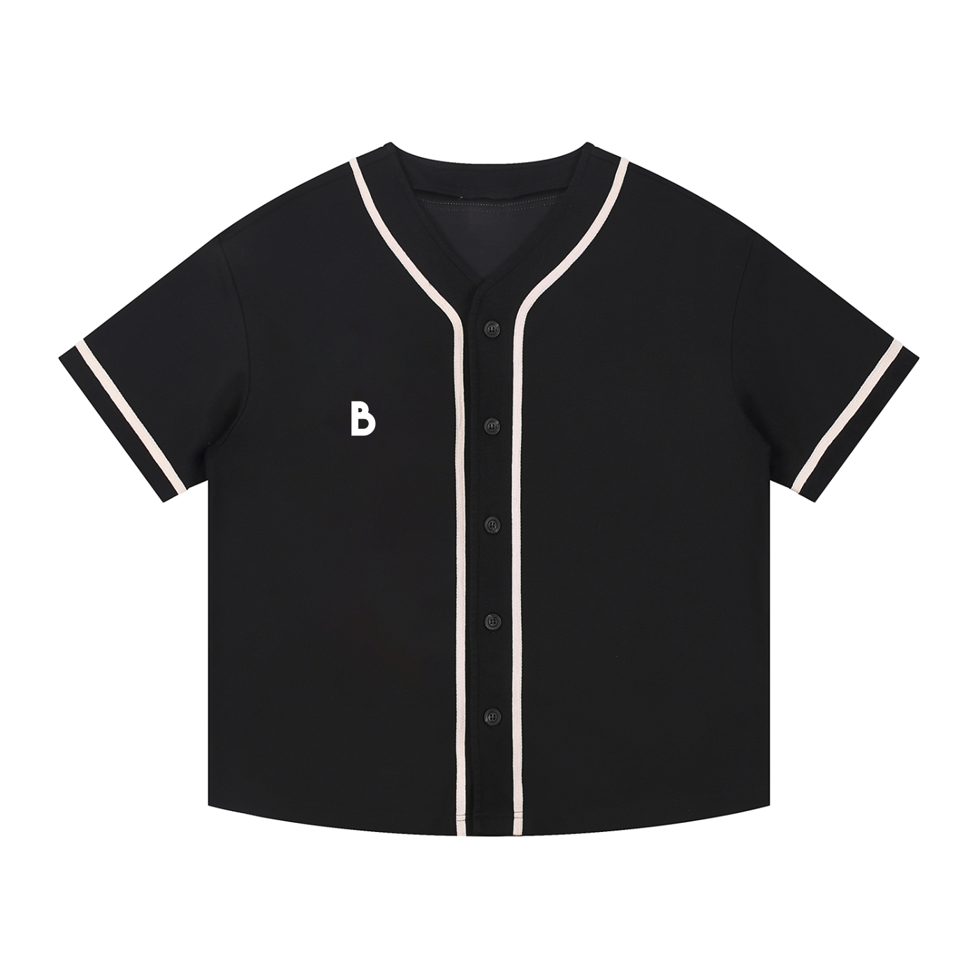 The Signature Contrast Piped Button-Up Jersey