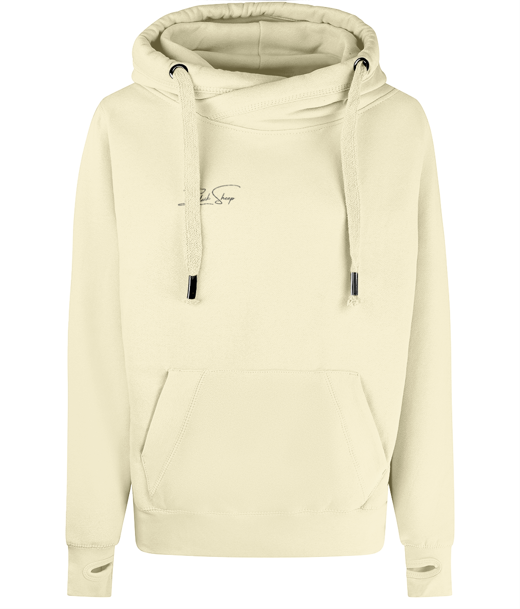 The BSC Signature embroidered Cross neck Hoodie
