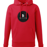 The Black out Logo Hoodie Black